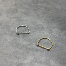 ストレートメタルボールリング