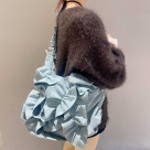 【キャセリーニ】フリルギャザーショルダーバッグ