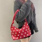 ドット柄トートバッグ