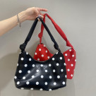ドット柄ミニバッグ