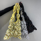 【キャセリーニ】花柄キャザートートバッグ