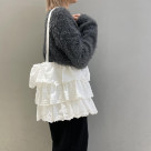フリルレーストートバッグ