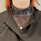 ハートモチーフ　チェーンネックレス