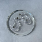 アクリルウェーブピアス