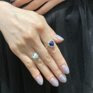 ハート ストーン リング/ステンレス