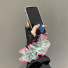 フリル　スマホショルダー　ストラップ