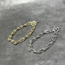 ボーンチェーン メタルブレスレット