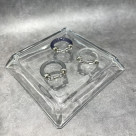 メタルチェーン付アクリルリング