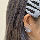 ต่างหูเคลียร์ดอกไม้