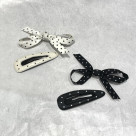 ドットリボン ヘアピン＆クリップセット