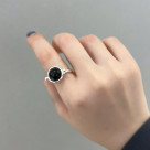 ワンポイントストーンリング