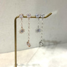 【金属アレルギー対応】パールビジュー　シルバーポスト　ピアス