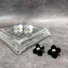 アクリルフラワーピアス