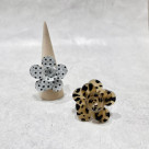 ビッグフラワーアクリルリング