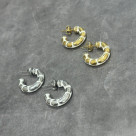 チャンキーメタルピアス