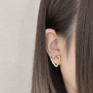 ニュアンスハートピアス