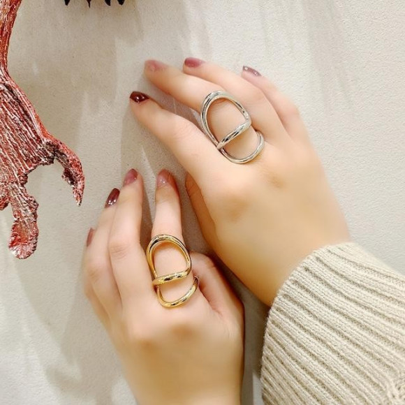 メタル ニュアンス リング