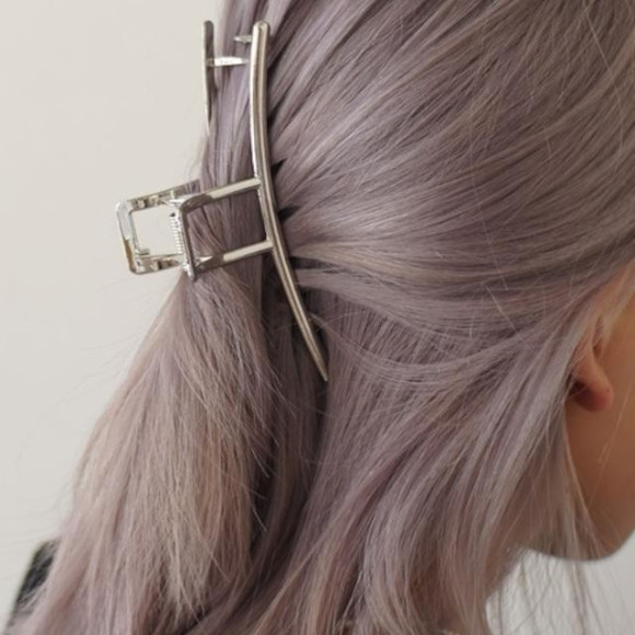 シンプル ライン フレーム バンスクリップ/ヘアクリップ