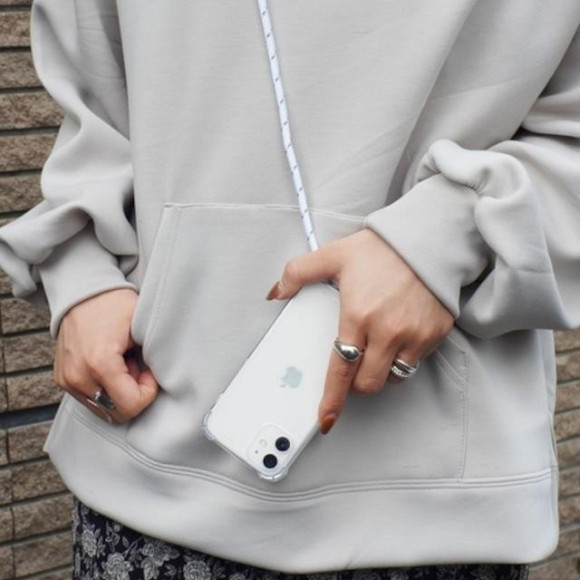 パラコード付き クリア iPhoneケース