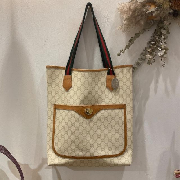 vintage GUCCI〈ヴィンテージグッチ〉トートバッグ