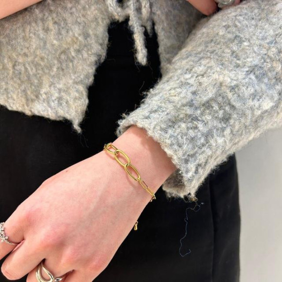 ミックスチェーン ブレスレット/サージカルステンレス