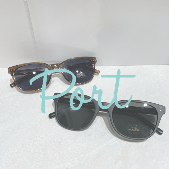 Port ／日差しが強い日に！ウェリントン型サングラス
