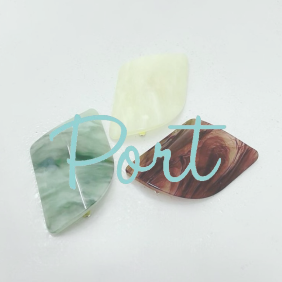 Port ／ 変形デザインが特徴的♪マーブルモチーフヘアーカフ