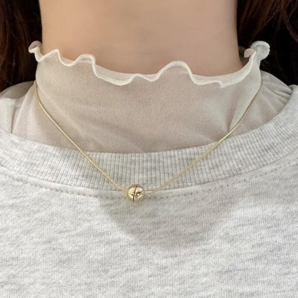 スネークチェーン マグネットネックレス