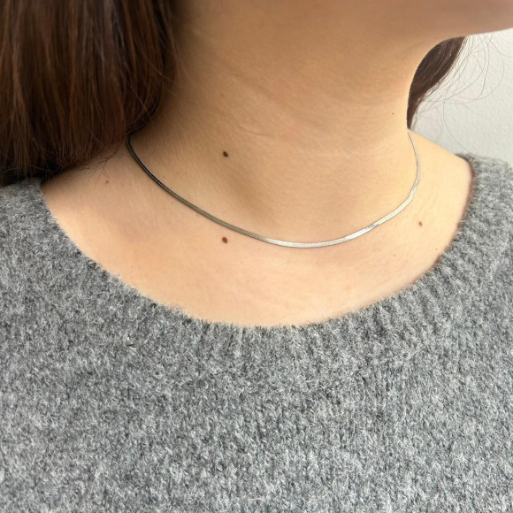 スネークチェーン ネックレス /サージカルステンレス