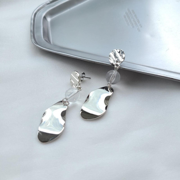 メタル×クリア MIX ピアス 