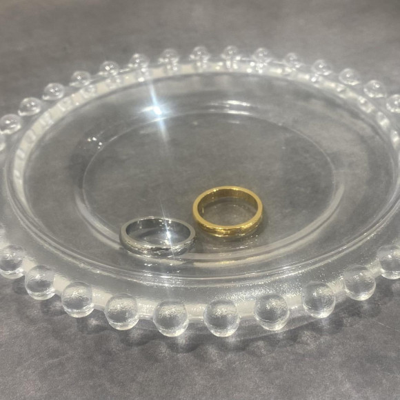 メタル ストーン リング/サージカルステンレス