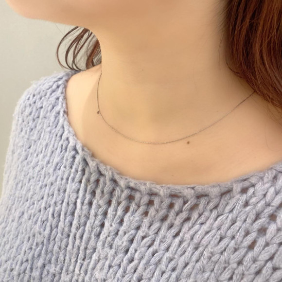 【Metal allergies】 Simple Chain Necklace / Surge Carsten Less