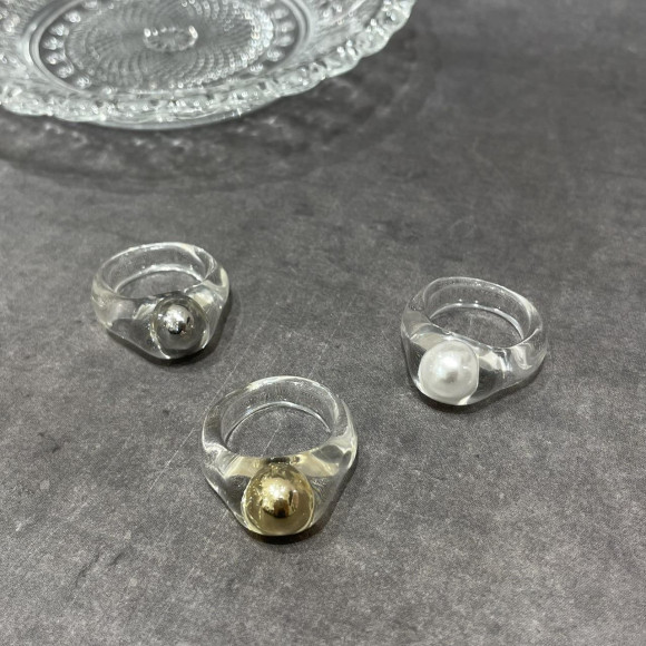 メタルボール アクリルリング