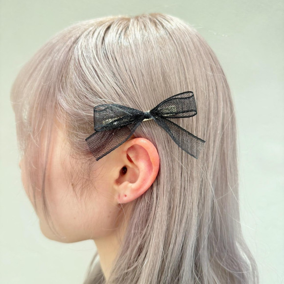 <헤어 크립> 리본 디자인 헤어 크립