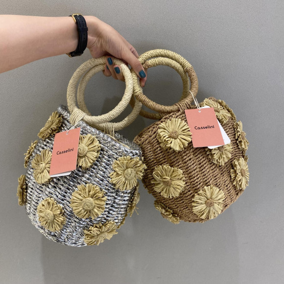 Casselini 【キャセリーニ】フラワーカゴバッグ