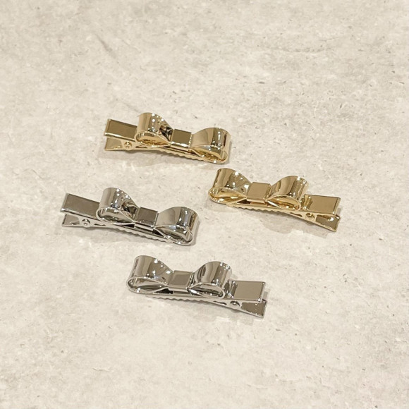 Ribbon metal hair clip