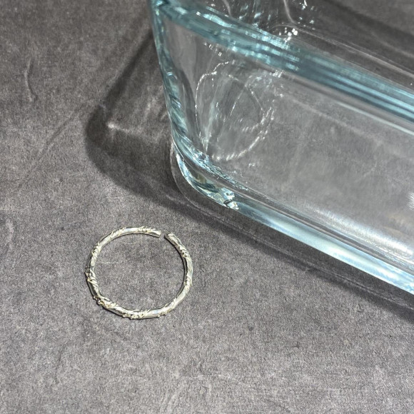 シルバー925ビジューリング