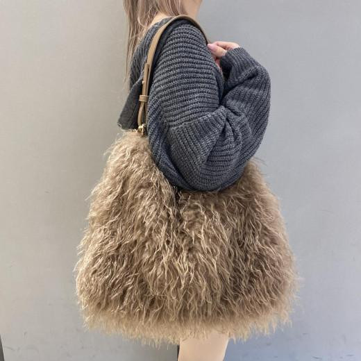 2WAYショルダーファーバッグ