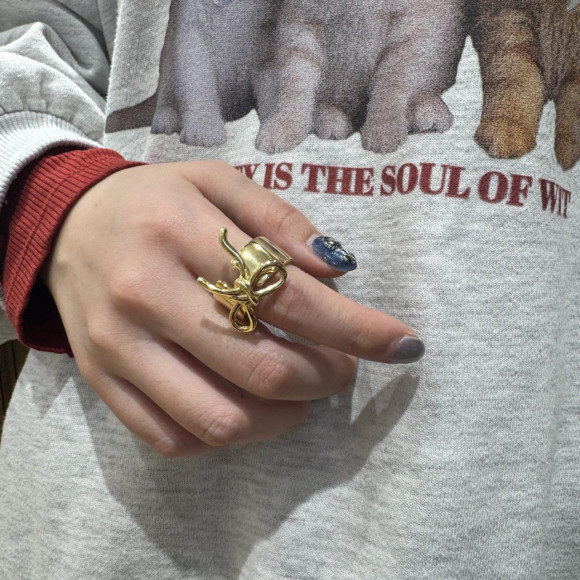 メタルリボンリング