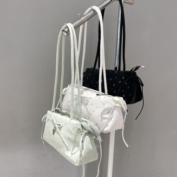 小花柄 横長トートバッグ