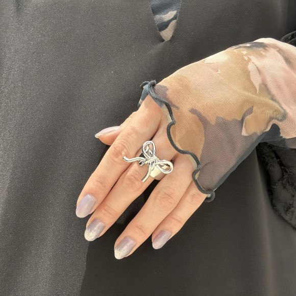 メタルリボンリング