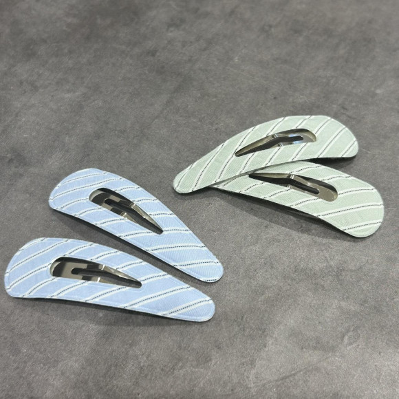 パステルストライプ　ヘアピン