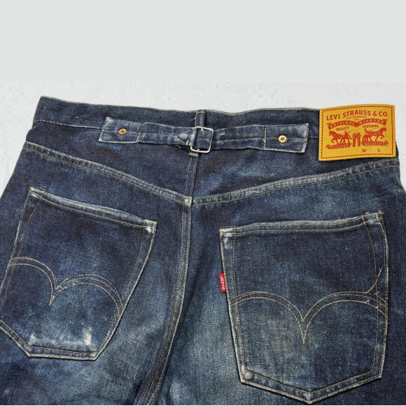 Levi's』×『BerBerJin』 TRIPLE NAME 501XX 1942 MODEL PRINT PANTS