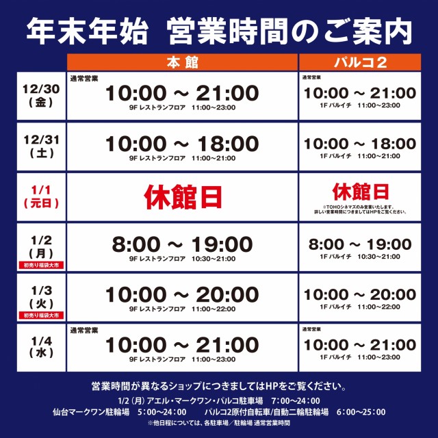 仙台parco パルコ