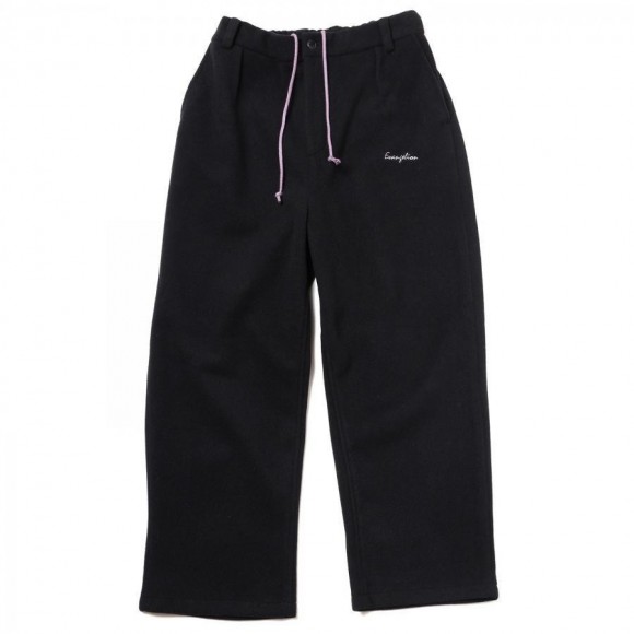 RADIO EVA Tapered Wide Pants (BLACK)