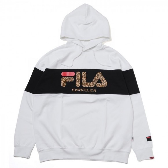 FILA MONOGRAM LOGO PARKA EVANGELION LIMITED (WHITE(EVA-02))