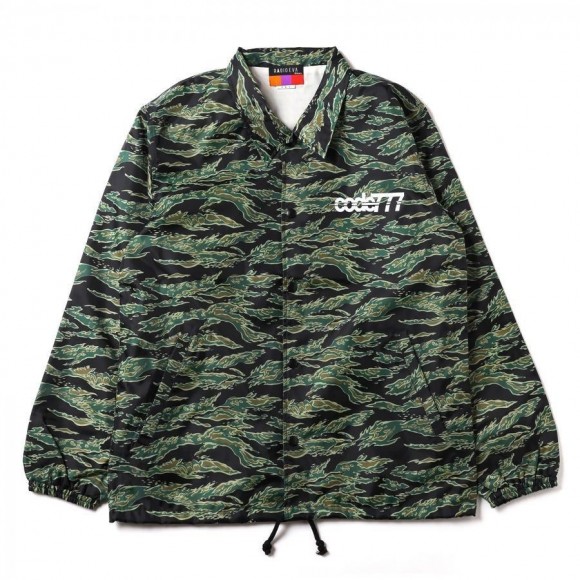 THE BEAST CAMOUFLAGE COACH JACKET (GREEN)