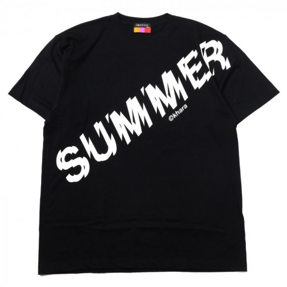 SUMMER T-Shirtβ(WHITE×BLACK)