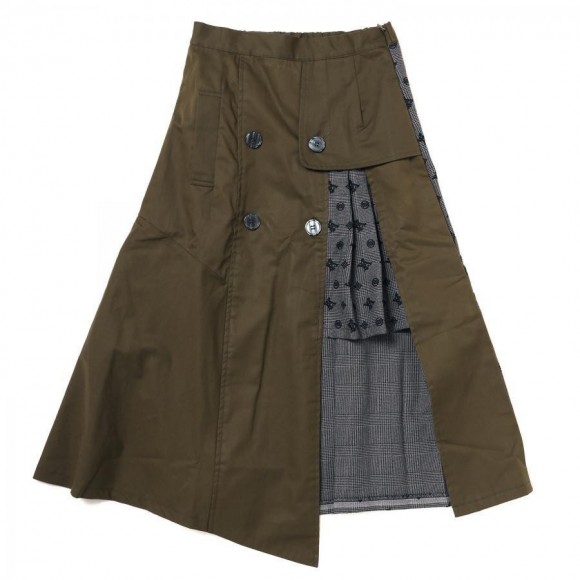 Check on EVA Trench Skirt (OLIVE(ASUKA MODEL))