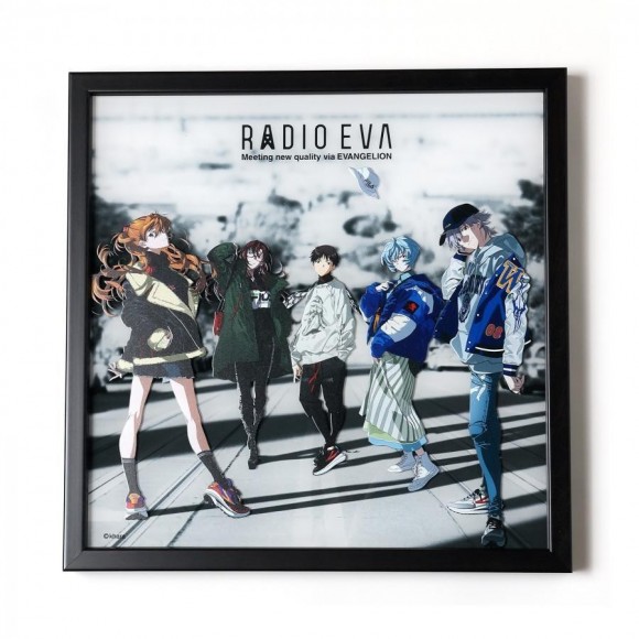 EVANGELION Acrylic Art β(RADIO EVA STORE 2ND ANNIVERSARY(COOLOR))【수주 생산 상품(주문으로부터 40~60일로 제공 예정)】